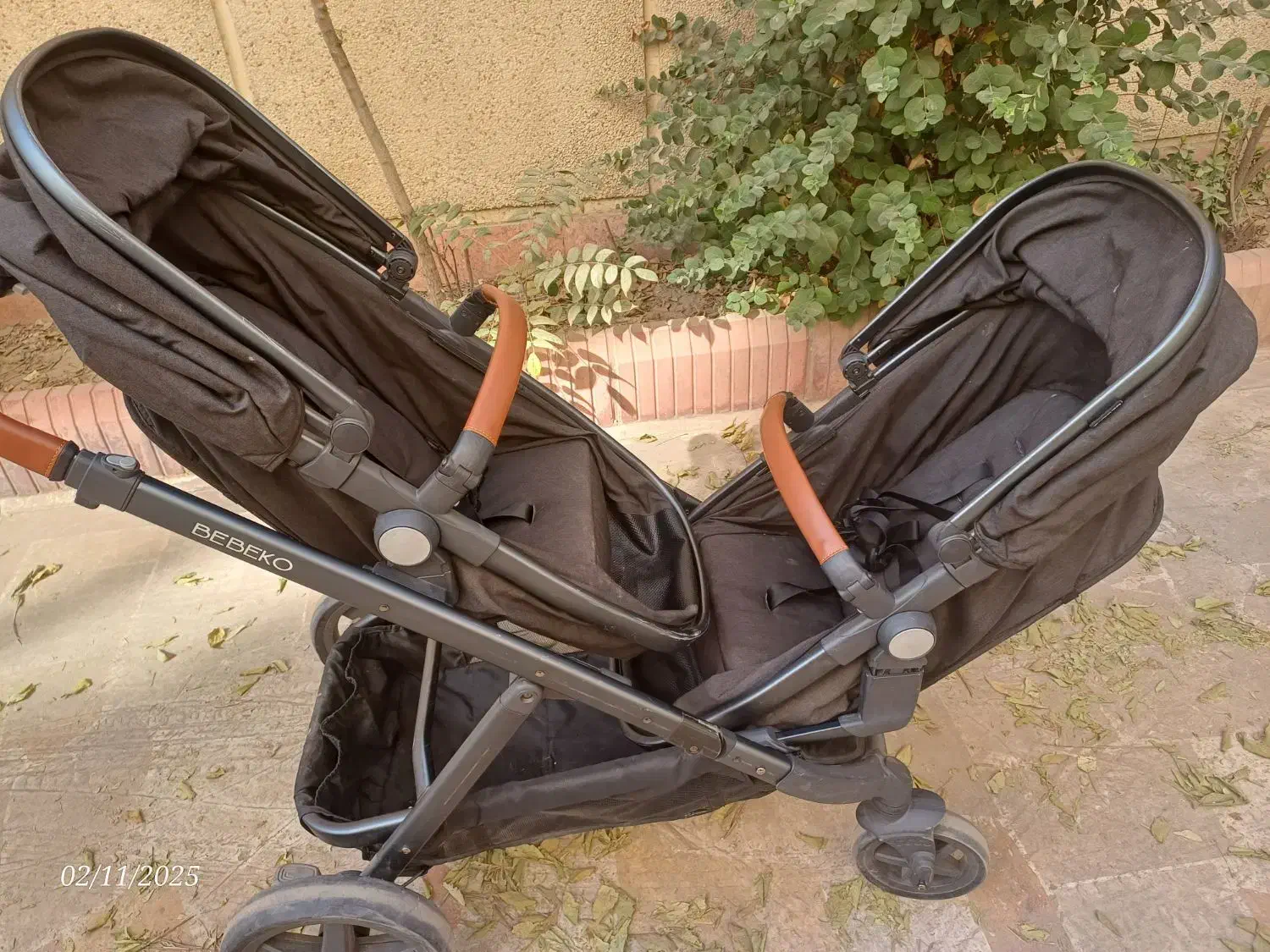 کالسکه دوقلو ببکو|کالسکه و لوازم جانبی|کرج, شهرک بنفشه|دیوار