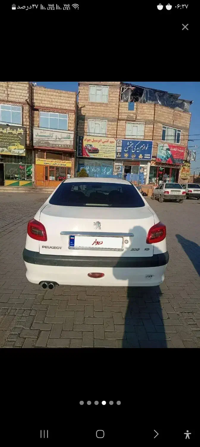 ۲۰۶v8کروزدار|خودرو سواری و وانت|نیشابور, مازول|دیوار