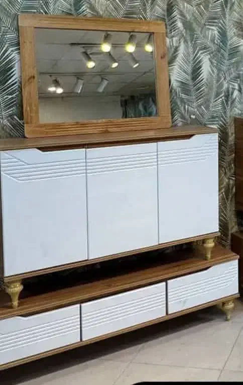 ست آیینه کنسول میز tv جاکفشی|بوفه، ویترین، کنسول|مشکین‌دشت, |دیوار