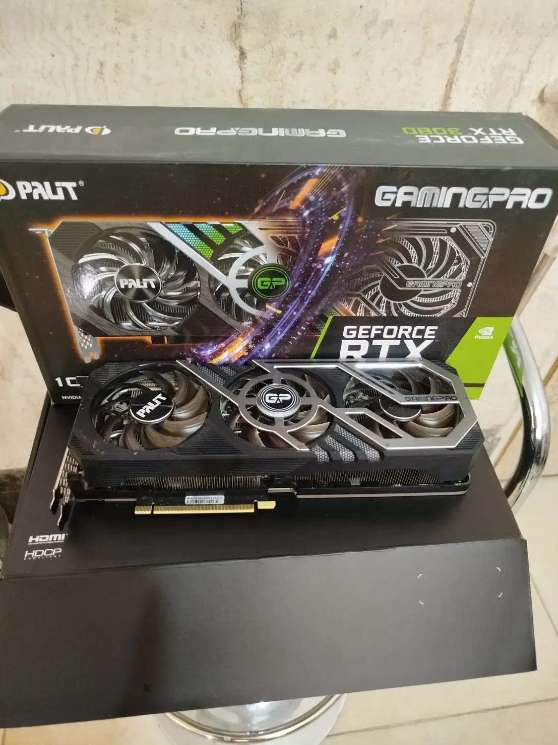 گرافیک Palit 3080 10gb|قطعات و لوازم جانبی رایانه|قم, قم نو|دیوار