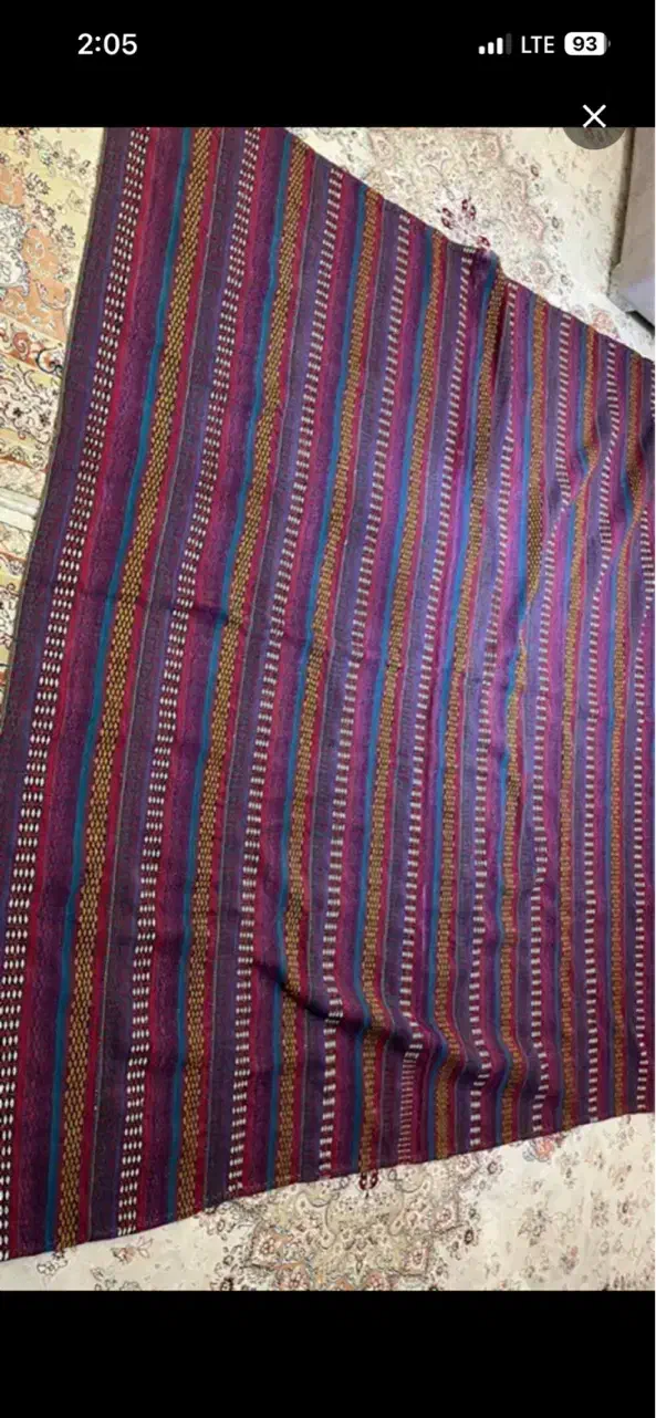 جاجیم دستبافت پشمی قدمت دار ۴۰ ساله|گلیم، جاجیم، گبه|تهران, شهرک شهید باقری|دیوار