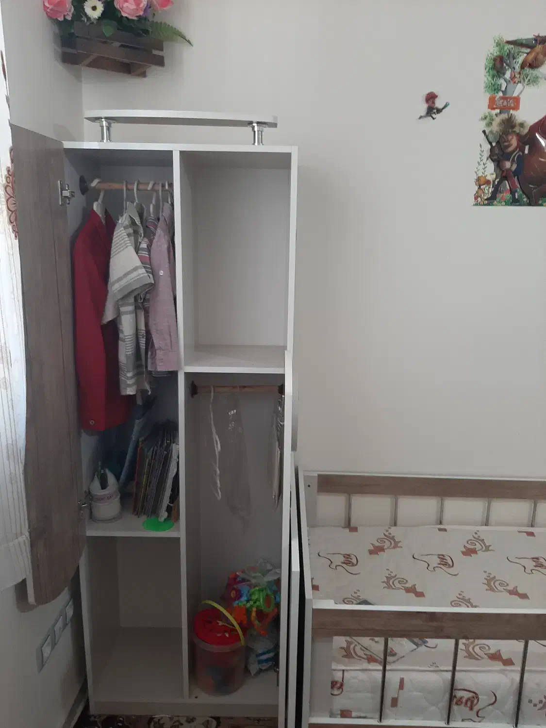 فروش فوری سرویس خواب کودک|تخت و سرویس خواب|قروه, |دیوار