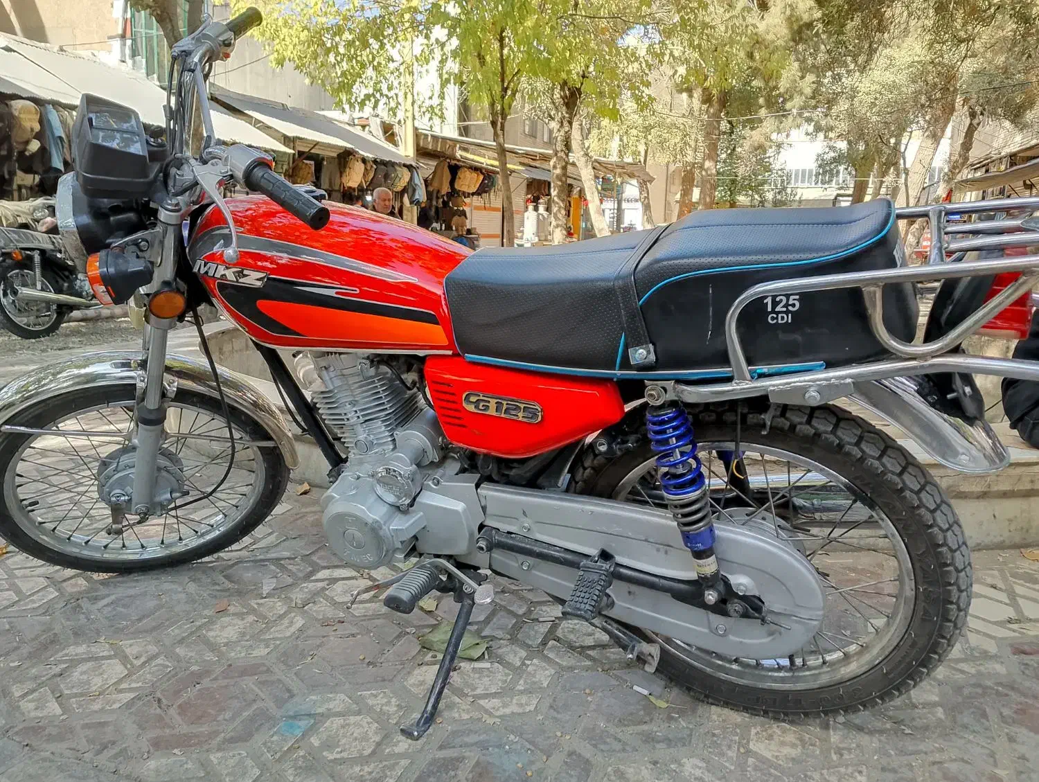 موتور مزایده استارتی خشک|موتورسیکلت|مریوان, |دیوار