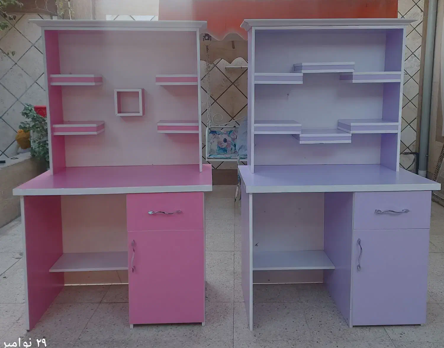 ۲ عدد میز تحریر / ام دی اف|میز تحریر و کامپیوتر|کرمان, |دیوار