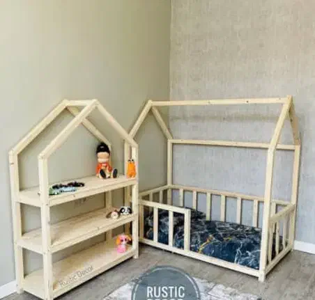 دستسازه های چوبی شلف و استند ساعت کافی بار|کتابخانه، شلف، قفسههای دیواری|بندر انزلی, آذربایجان|دیوار