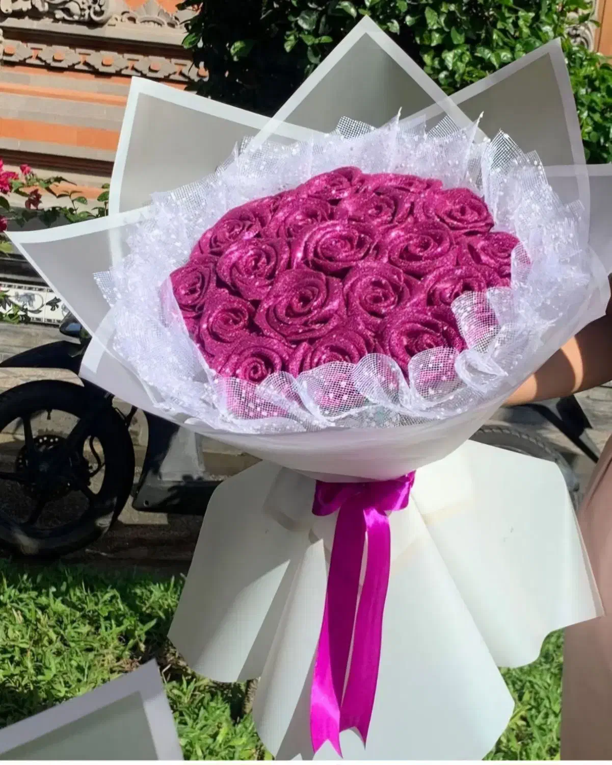 دسته گل ربانی|گل مصنوعی|قزوین, |دیوار