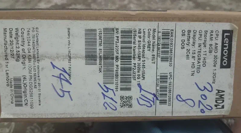 لپتاپ لنوو در حد نو|رایانه همراه|فردیس, فرامرزیه|دیوار