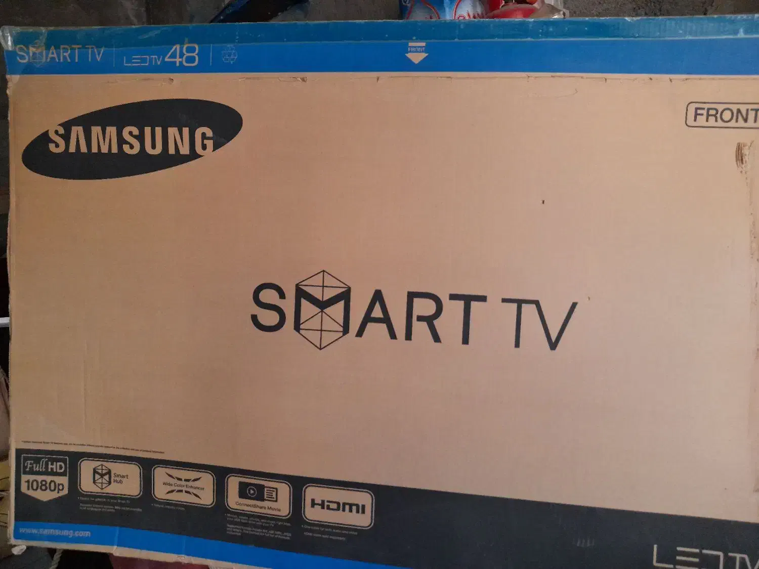 کارتن تلویزیون سامسونگ|تلویزیون و پروژکتور|مشهد, خواجه ربیع|دیوار