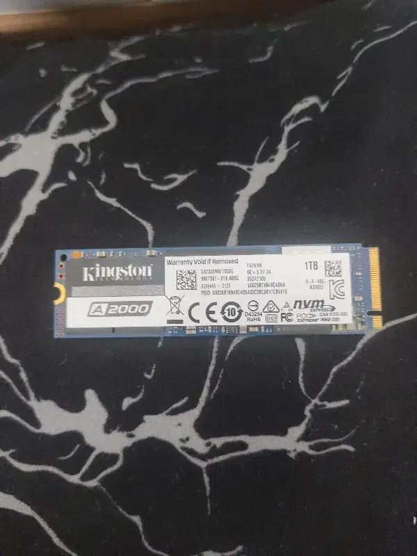 هارد یک ترابایت m2 کینکستون|قطعات و لوازم جانبی رایانه|بندرعباس, |دیوار