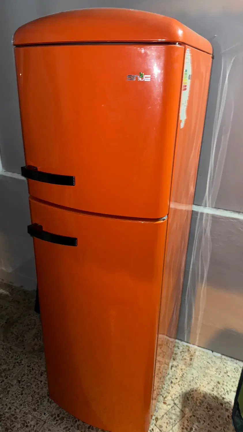 یخچال فانتزی نارنجی|یخچال و فریزر|قائم‌شهر, |دیوار