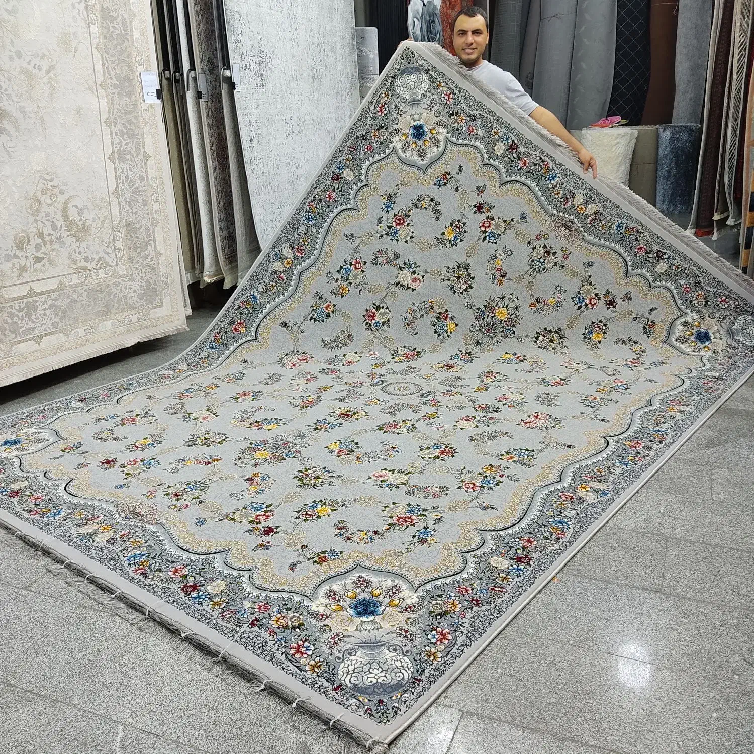 فرش۷۰۰شانه لاویا سیلور اکبند|فرش|قدس, شهرقدس|دیوار
