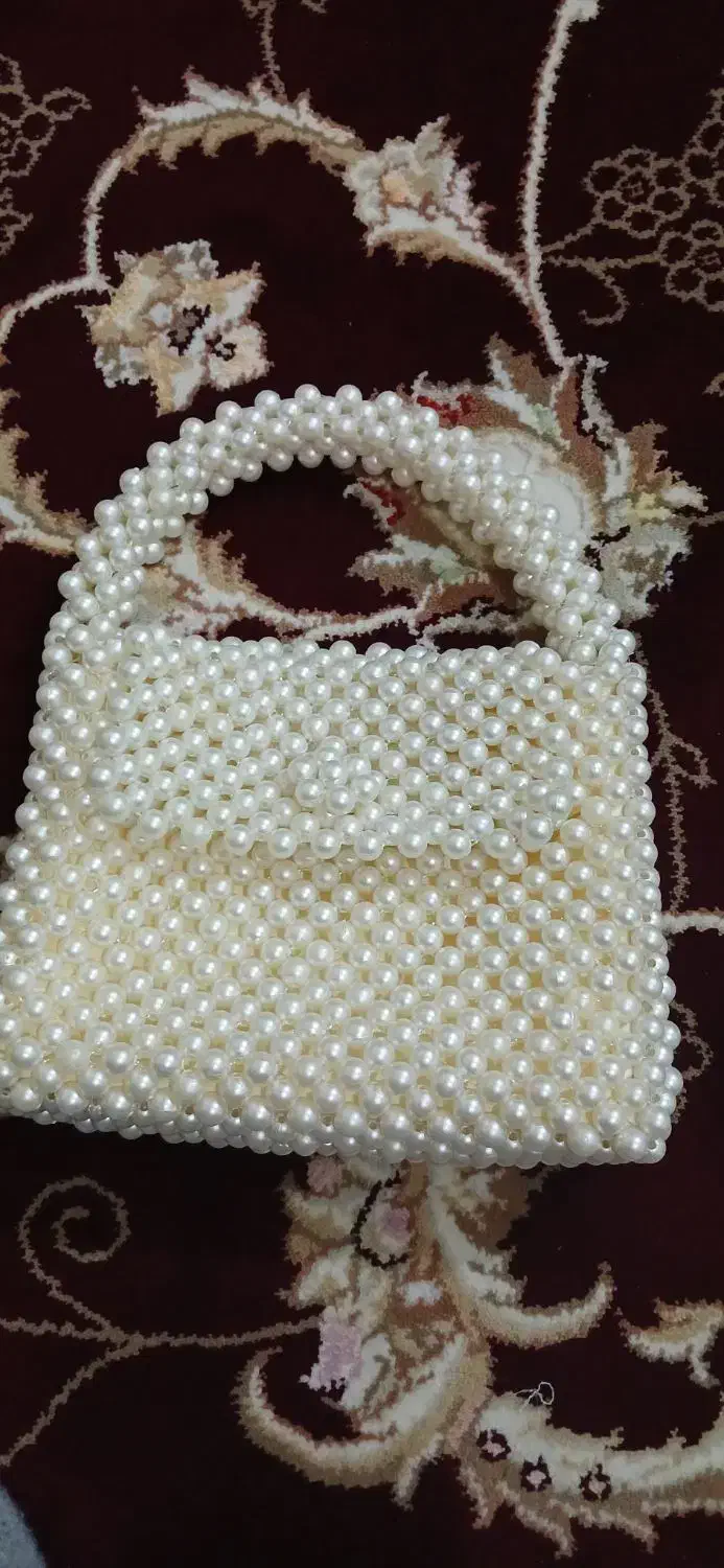 کیف دست ساز مرواریدی|کیف، کفش، کمربند|سلماس, |دیوار