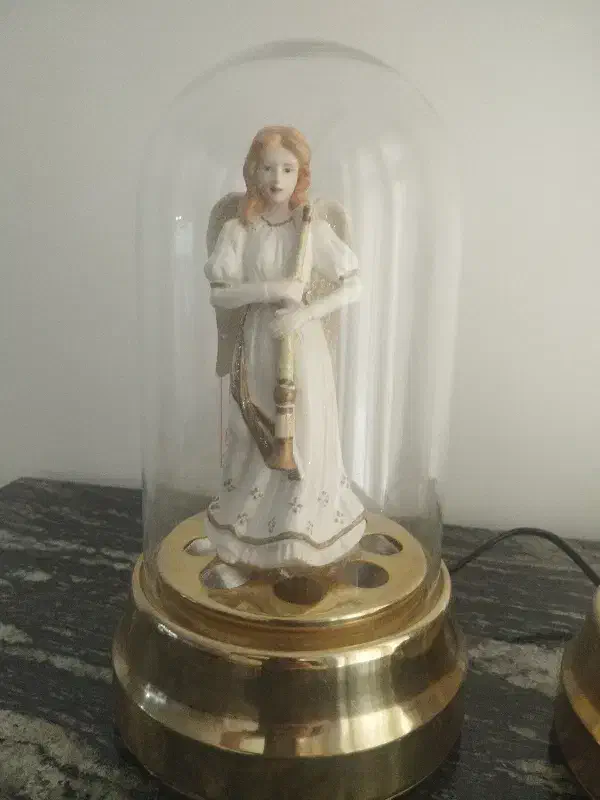 ۲ عدد آباژور فرشته آنتیک|چراغ خواب و آباژور|تهران, شهرک مخابرات|دیوار