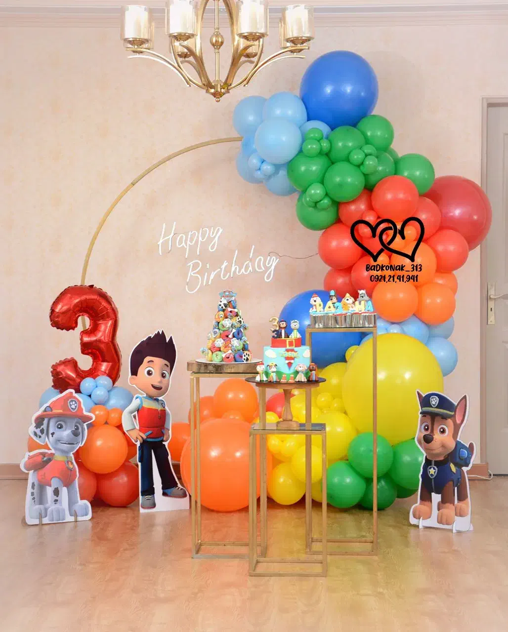 بادکنک آرایی/تم تولد/دیزاین تولد/اجاره استند دکور|خدمات پذیرایی، مراسم|تهران, سعادت‌آباد|دیوار