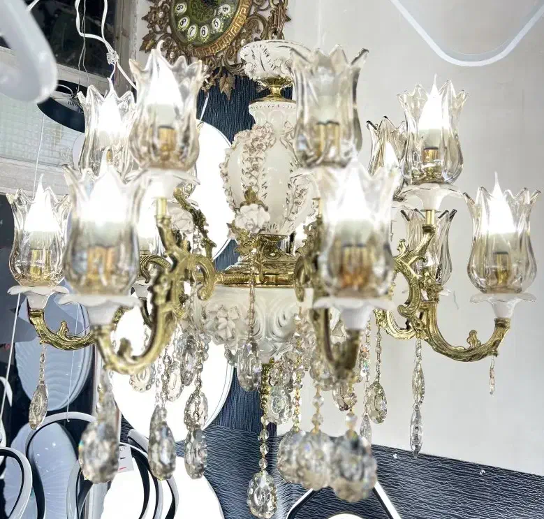 لوستر برنزی / ۳۰٪ ارزان‌تر از بازار|لوستر و چراغ آویز|اردبیل, |دیوار