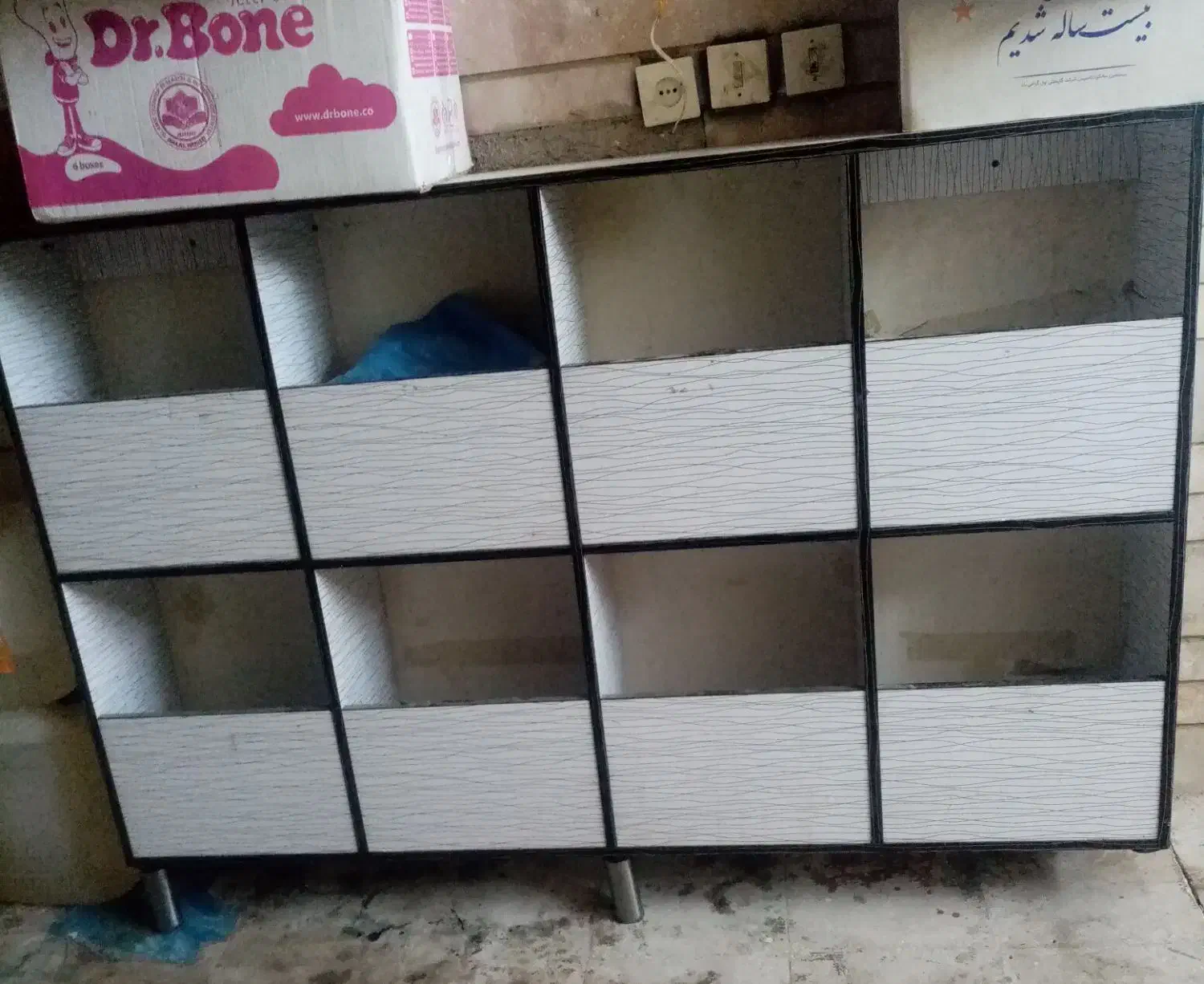 قفسه mdf|کتابخانه، شلف، قفسه‌های دیواری|شیراز, شریف‌آباد|دیوار