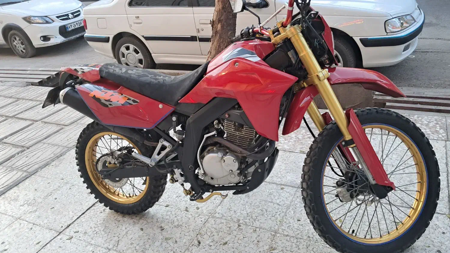 موتور تریل ۲۰۰ کویر روان مدل ۹۳|موتورسیکلت|قم, علی آباد|دیوار