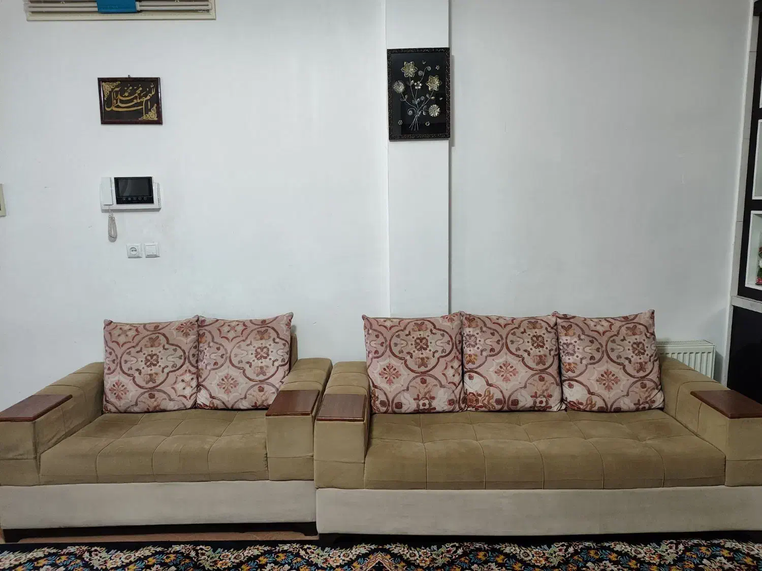 مبل 7 نفره دست دوم|مبلمان خانگی و میز عسلی|اشکذر, |دیوار