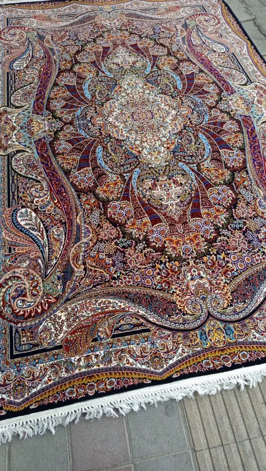 دوعددفرش۶متری|فرش|خلخال, |دیوار