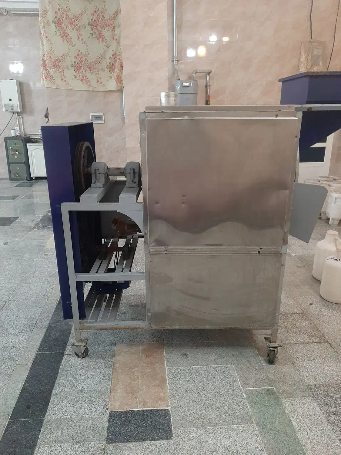 فروش دستگاه تفت آجیل دوجداره سرند استیل|ماشینآلات صنعتی|آذرشهر, |دیوار