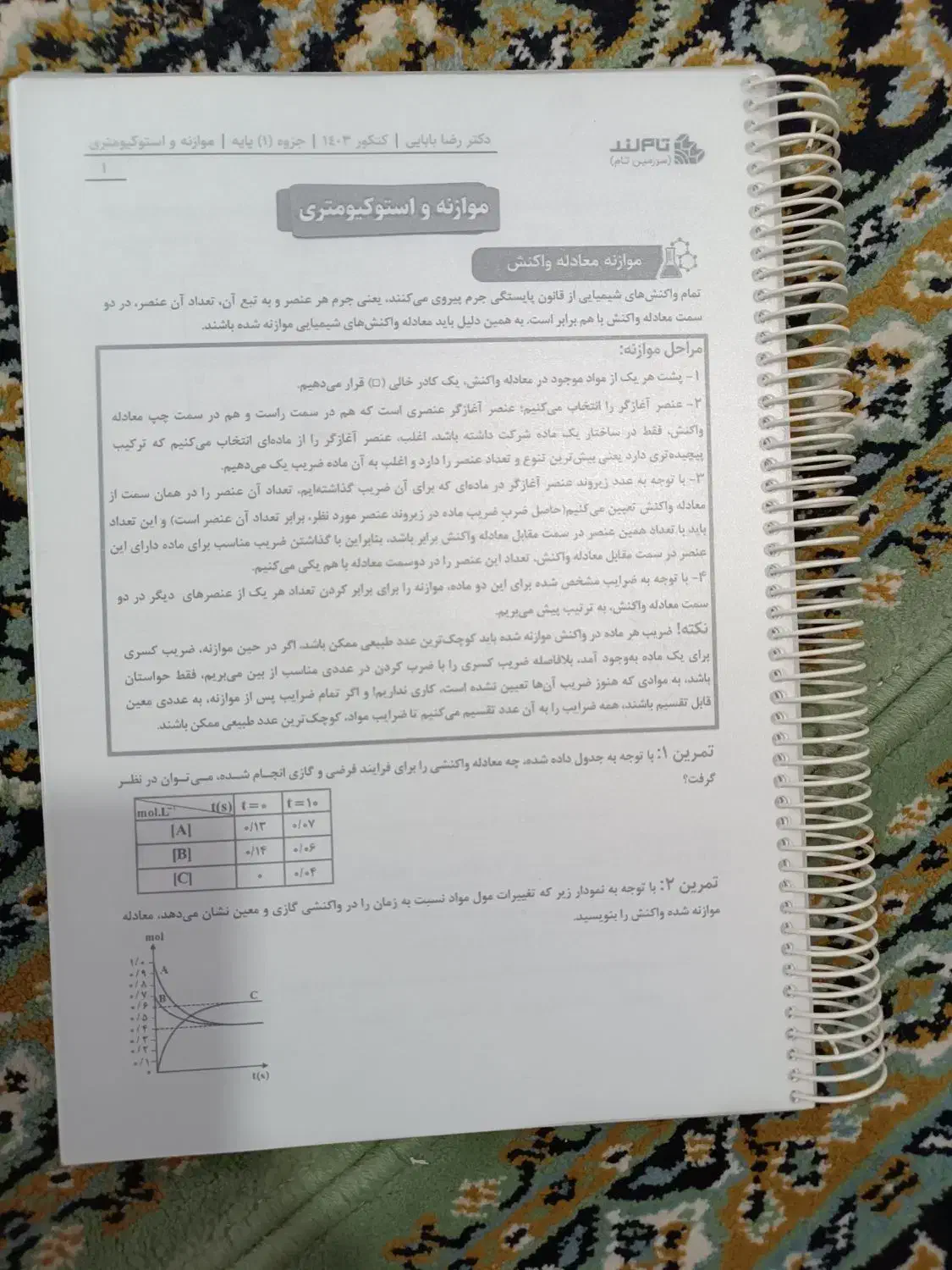 جزوه شیمی بابایی|کتاب و مجله آموزشی|شیروان (خراسان), |دیوار