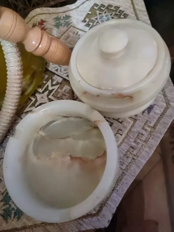 زیر سیگاری سنگ مرمر|کلکسیون اشیاء عتیقه|تهران, تهرانسر شمالی|دیوار