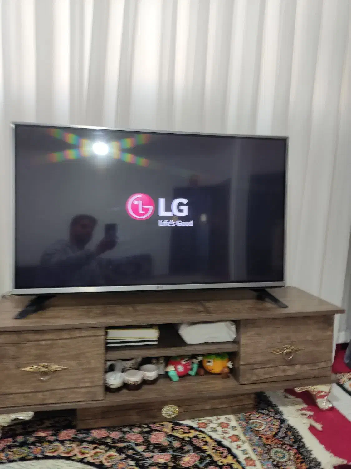 تلویزیون 43الجی اصلی در حد نو|تلویزیون و پروژکتور|مشکین‌دشت, |دیوار