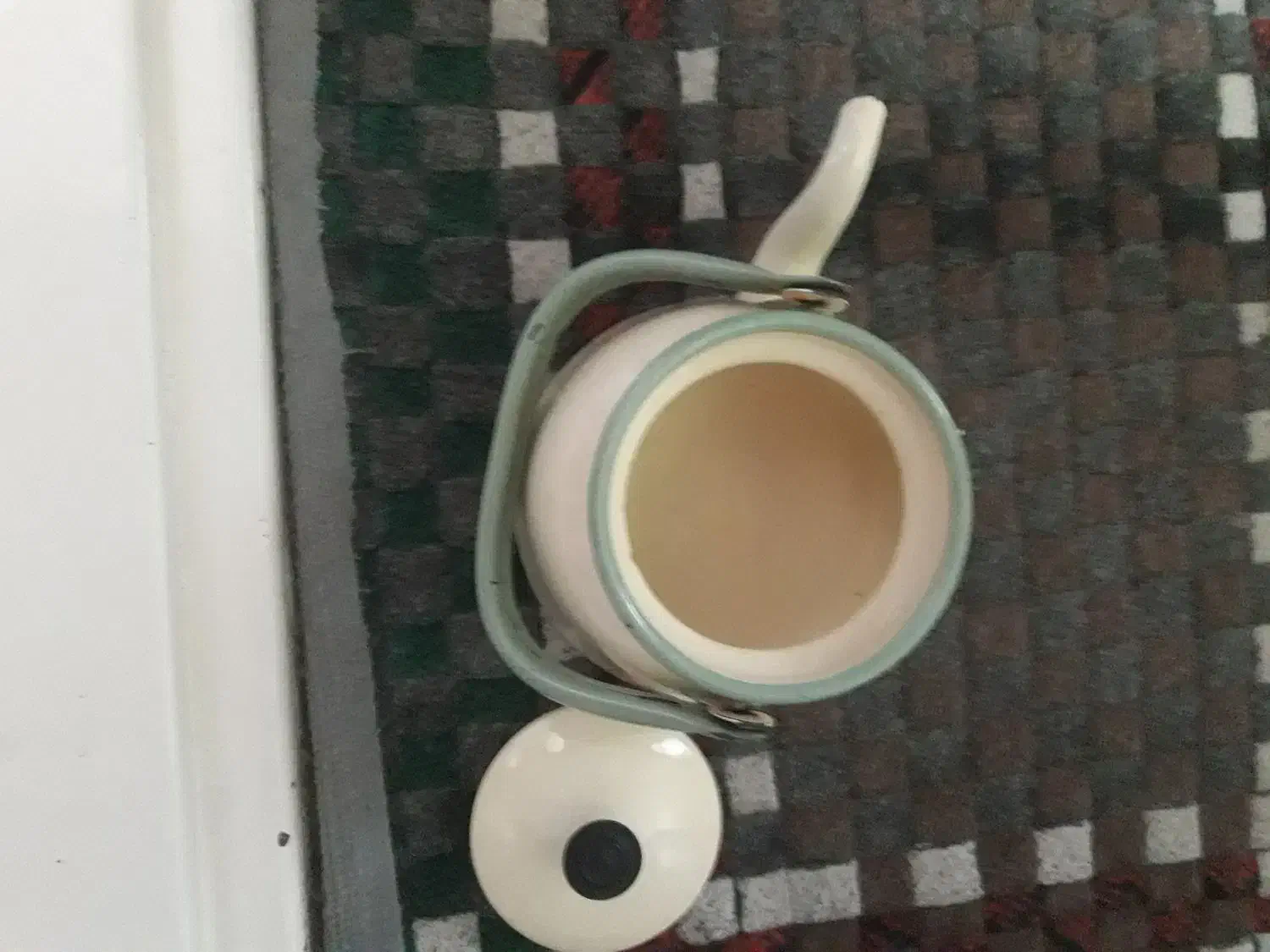 کتری لعابی قدیمی|کلکسیون اشیاء عتیقه|شهرضا, |دیوار