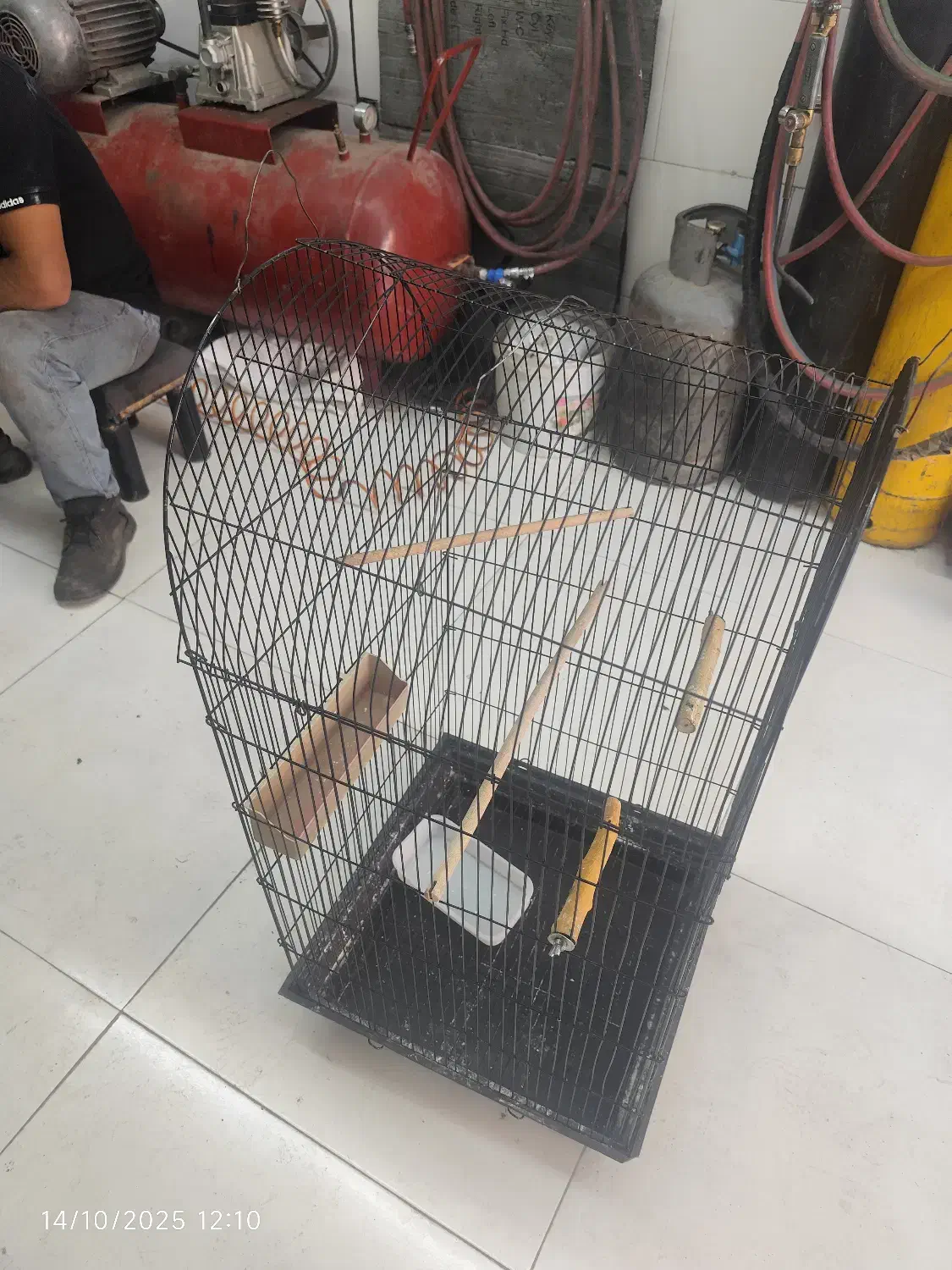 قفسه پرنده طوطی،عروس هلندی با تجهیزات، ۷۰۰|لوازم جانبی حیوانات|اصفهان, قلعه طبره|دیوار