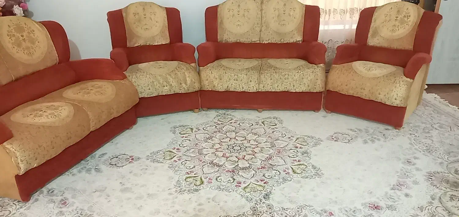 مبل راحتی ۶ نفره|مبلمان خانگی و میز عسلی|حویق, |دیوار