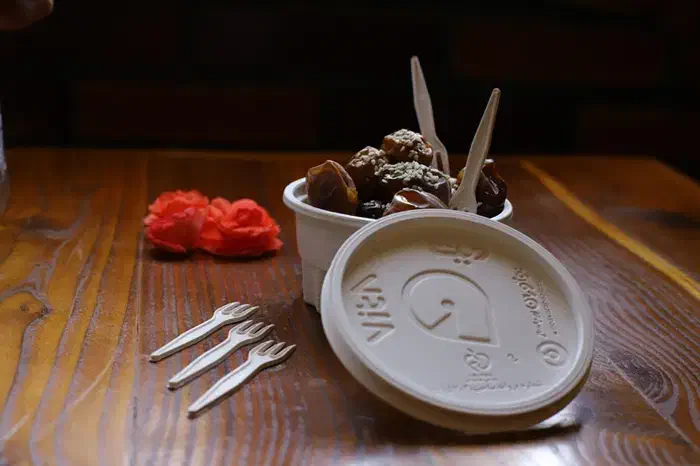 ظرفـ یـکبار مصـرف|ظروف نگهدارنده، پلاستیکی، یک‌بارمصرف|لاهیجان, کوی خزر|دیوار