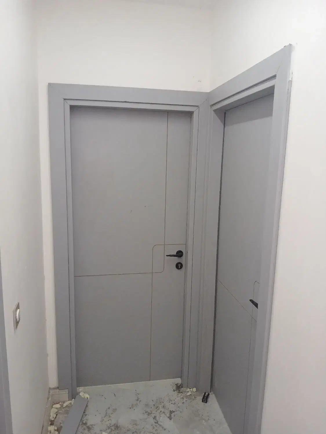 نصب درب داخلی ضدسرقت وپلی وود|خدمات پیشه و مهارت|لاهیجان, بازکیاگوراب|دیوار