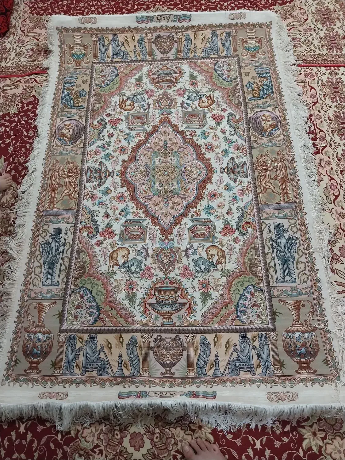 فرش|فرش|تبریز, |دیوار