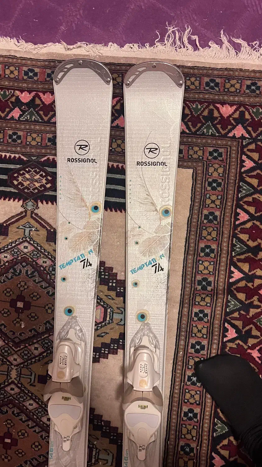 چوب اسکی rossignol temptation 74 و فیکس rossignol|ورزش‌های زمستانی|تهران, شهرک امید|دیوار