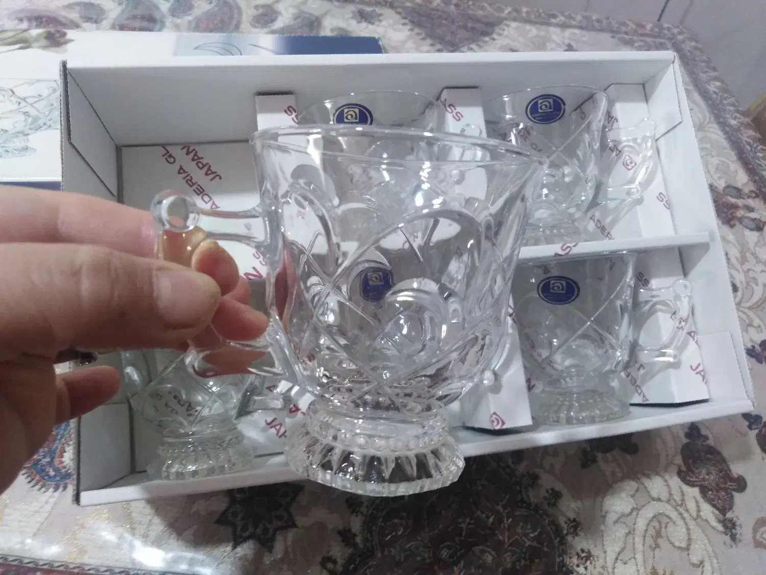 دو دست استکان ژاپنی نو نو اصلا استفاده نشده|ظروف سرو و پذیرایی|سنقر, |دیوار