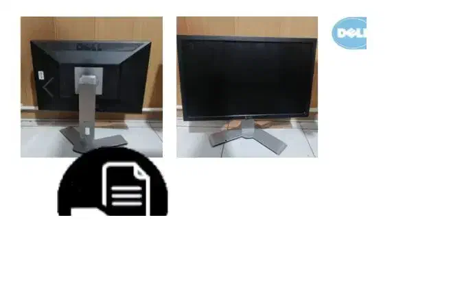 مانیتور دل 20 مشکی با پایه آسانسوری|قطعات و لوازم جانبی رایانه|باغ بهادران, |دیوار