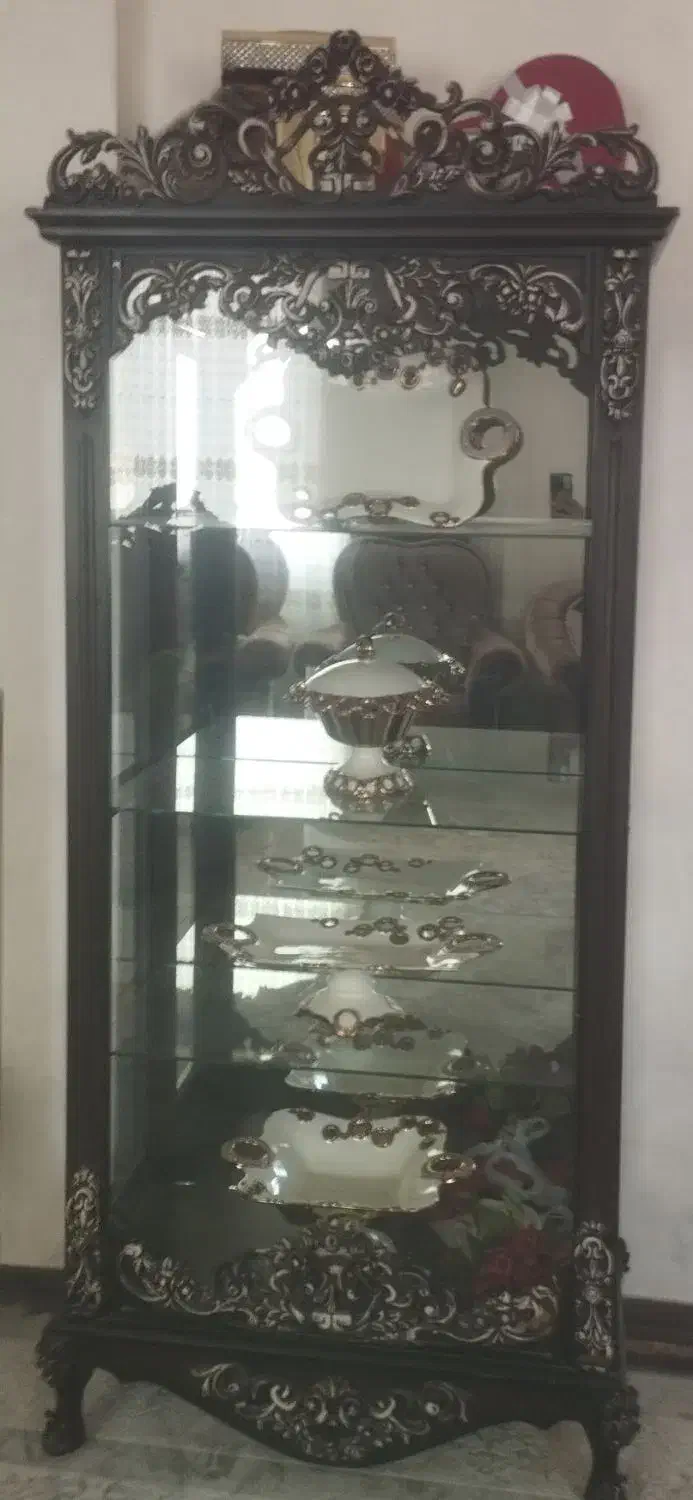 بوفه در حد نو|بوفه، ویترین، کنسول|میانه, |دیوار