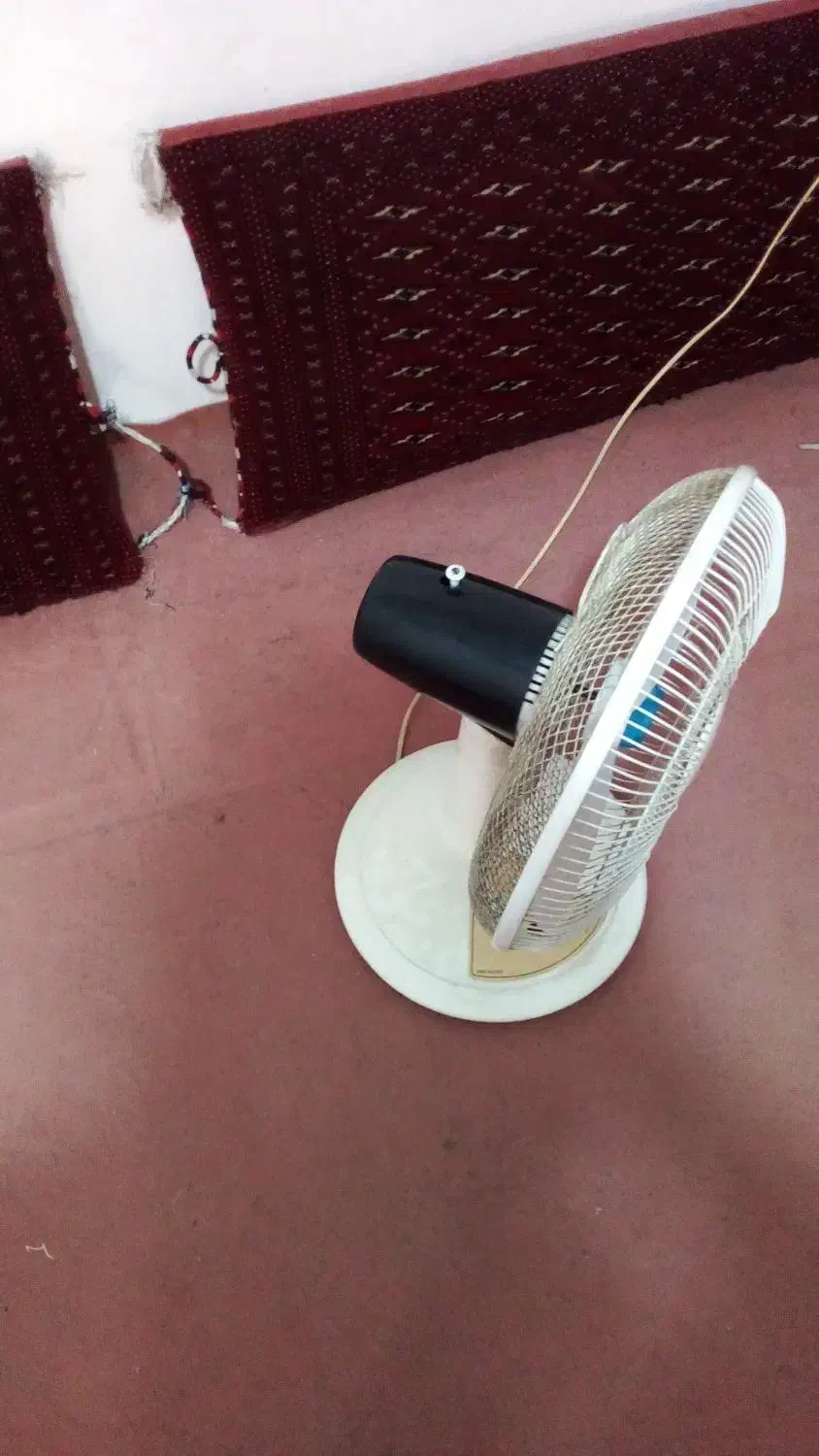 پنکه پارس خزرموتوربزرگ پرتاب بادقوی سالم درحدنو|پنکه و تصفیهکنندهٔ هوا|قرچک, مهدیه|دیوار