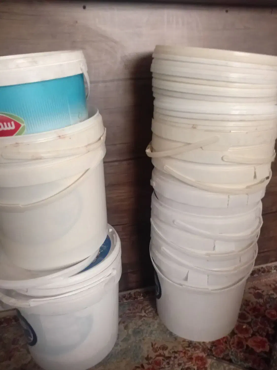 سطل پنیر|ظروف نگهدارنده، پلاستیکی، یک‌بارمصرف|همدان, |دیوار