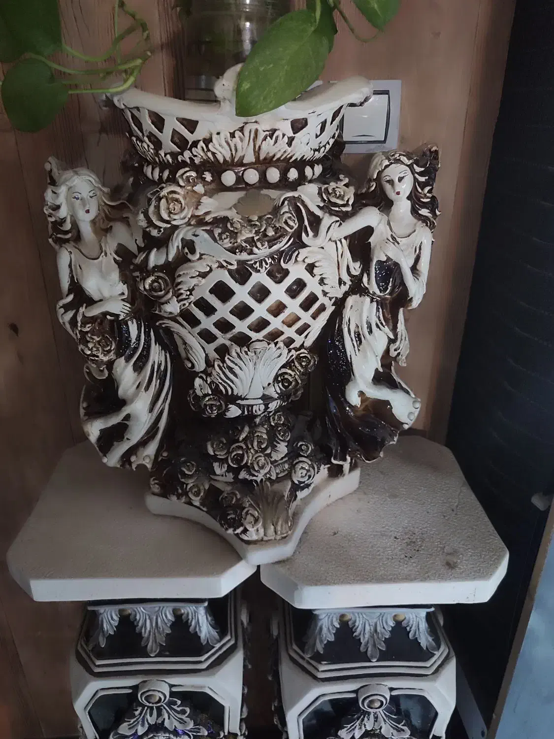 پایه گلدان دکوری|صنایع دستی و سایر لوازم تزئینی|شیراز, شهرک فرزانگان|دیوار