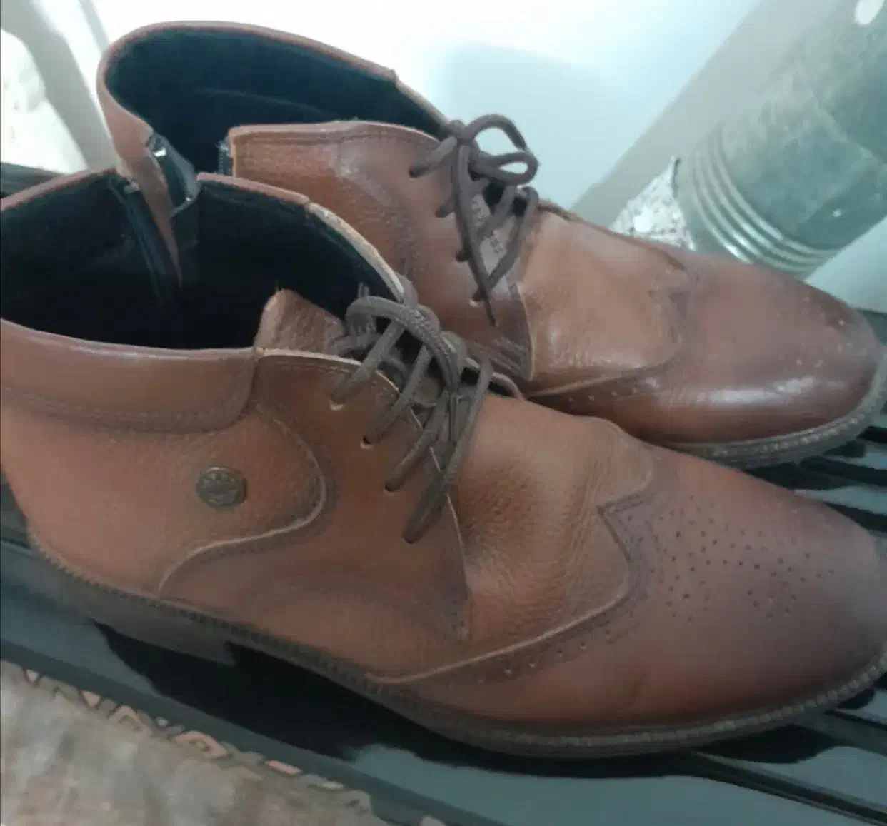 نیم بوت مردانه چرم|کیف، کفش، کمربند|قم, لبچال|دیوار