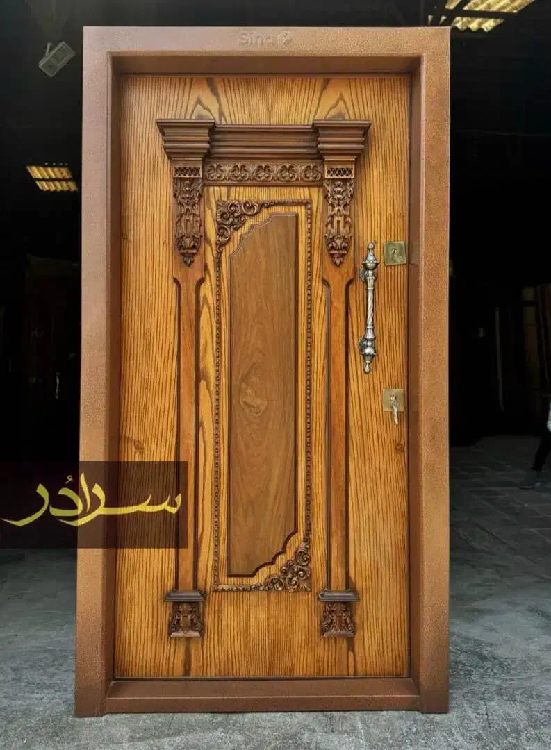 درب ضدسرقت کلاسیک نرده لمینت، کرکره برقی کد M232|مصالح و تجهیزات ساختمان|نکا, |دیوار