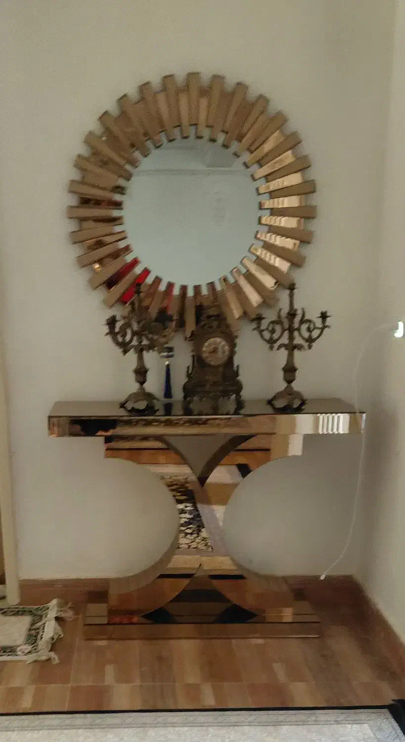 آینه کنسول|بوفه، ویترین، کنسول|مسجد سلیمان, |دیوار