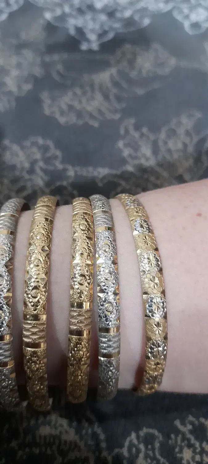 زنجیر ۳/۵۴۰ النگو ۲۰گرم سالم نو|جواهرات|قزوین, |دیوار