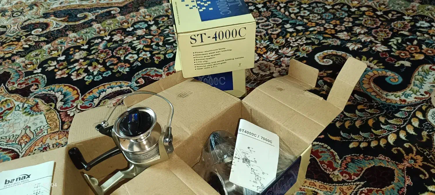 چرخ ماهیگیری بانکس 4هزار و 3هزار کره ای اصل|ماهیگیری|بابل, |دیوار