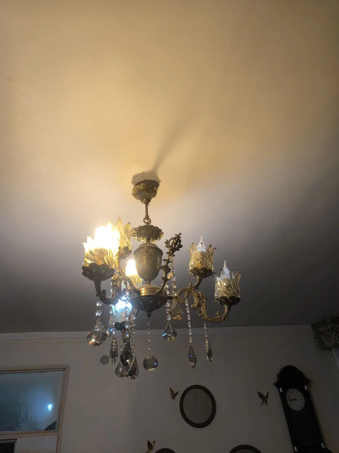 لوستربرنزی|لوستر و چراغ آویز|تبریز, |دیوار