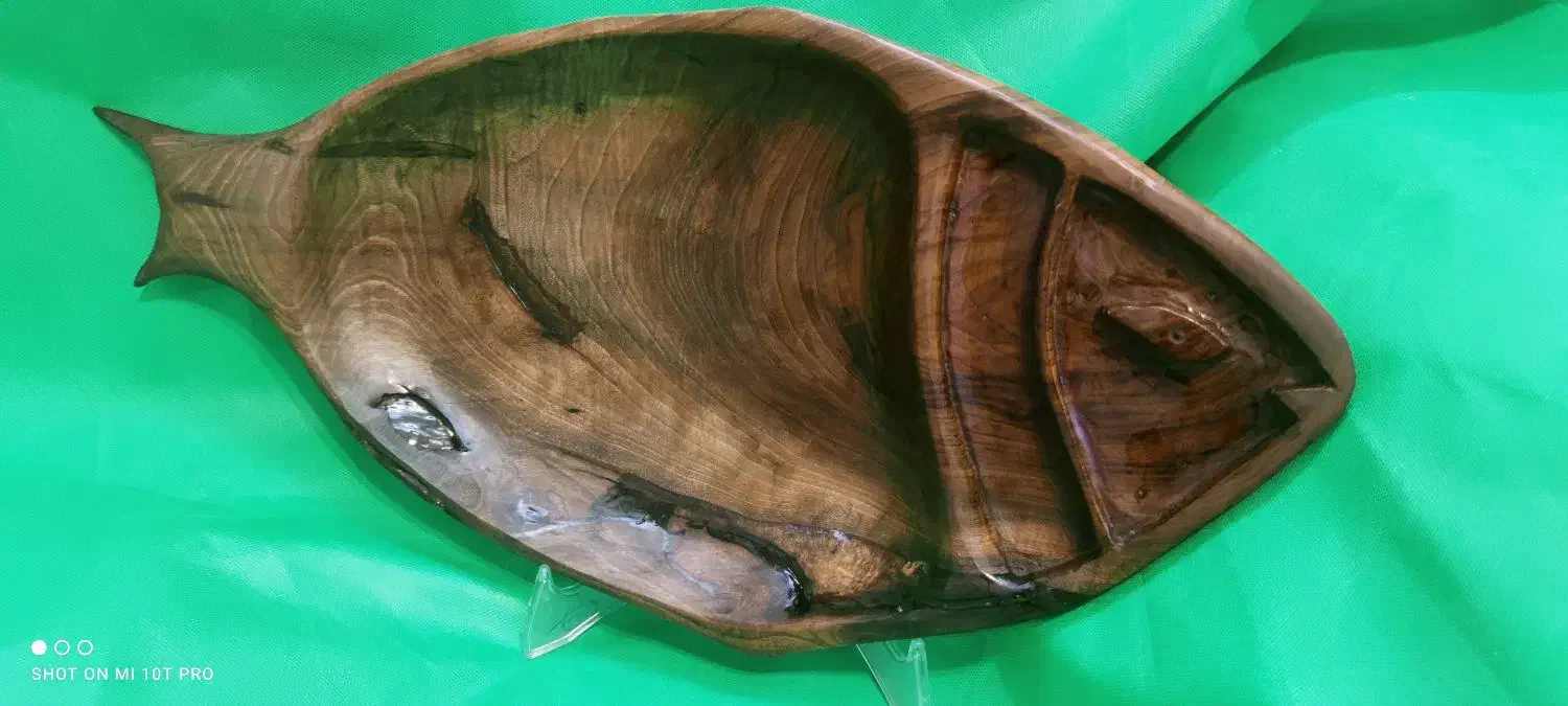 ظروف میوه خوری چوبی|ظروف سرو و پذیرایی|بیرجند, |دیوار