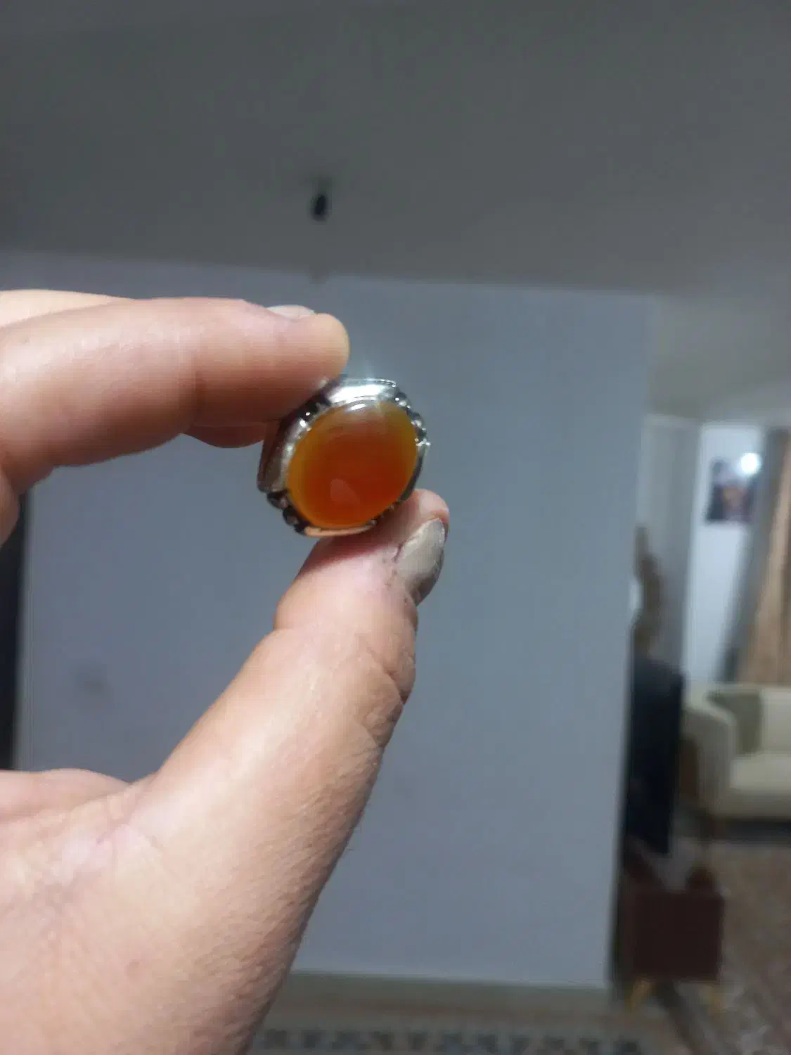 انگشترعقیق رکاب جوندار|کلکسیون اشیاء عتیقه|بندرعباس, |دیوار