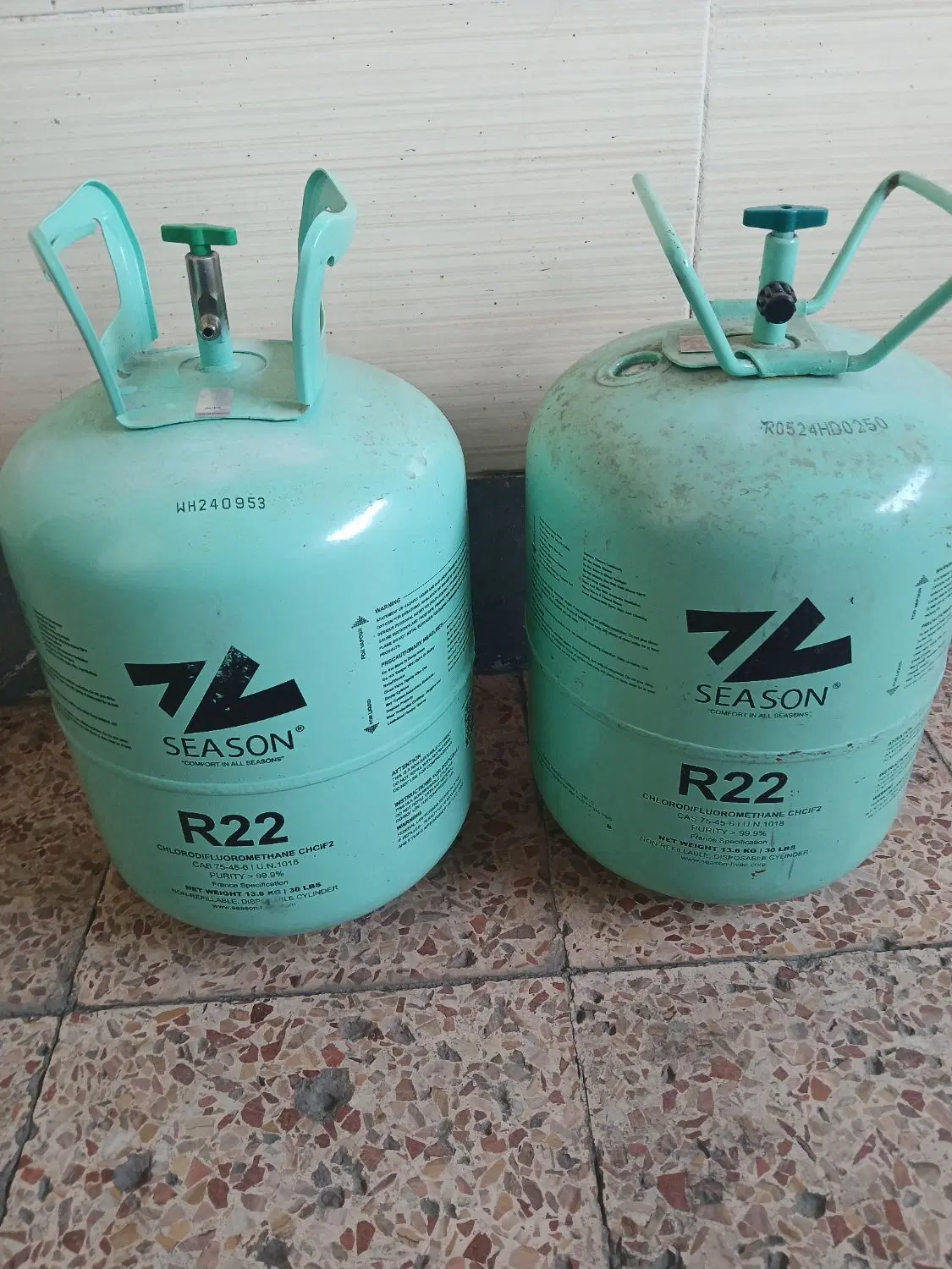 گاز R22|کولر گازی و فن‌کوئل|اهواز, زیتون کارگری|دیوار