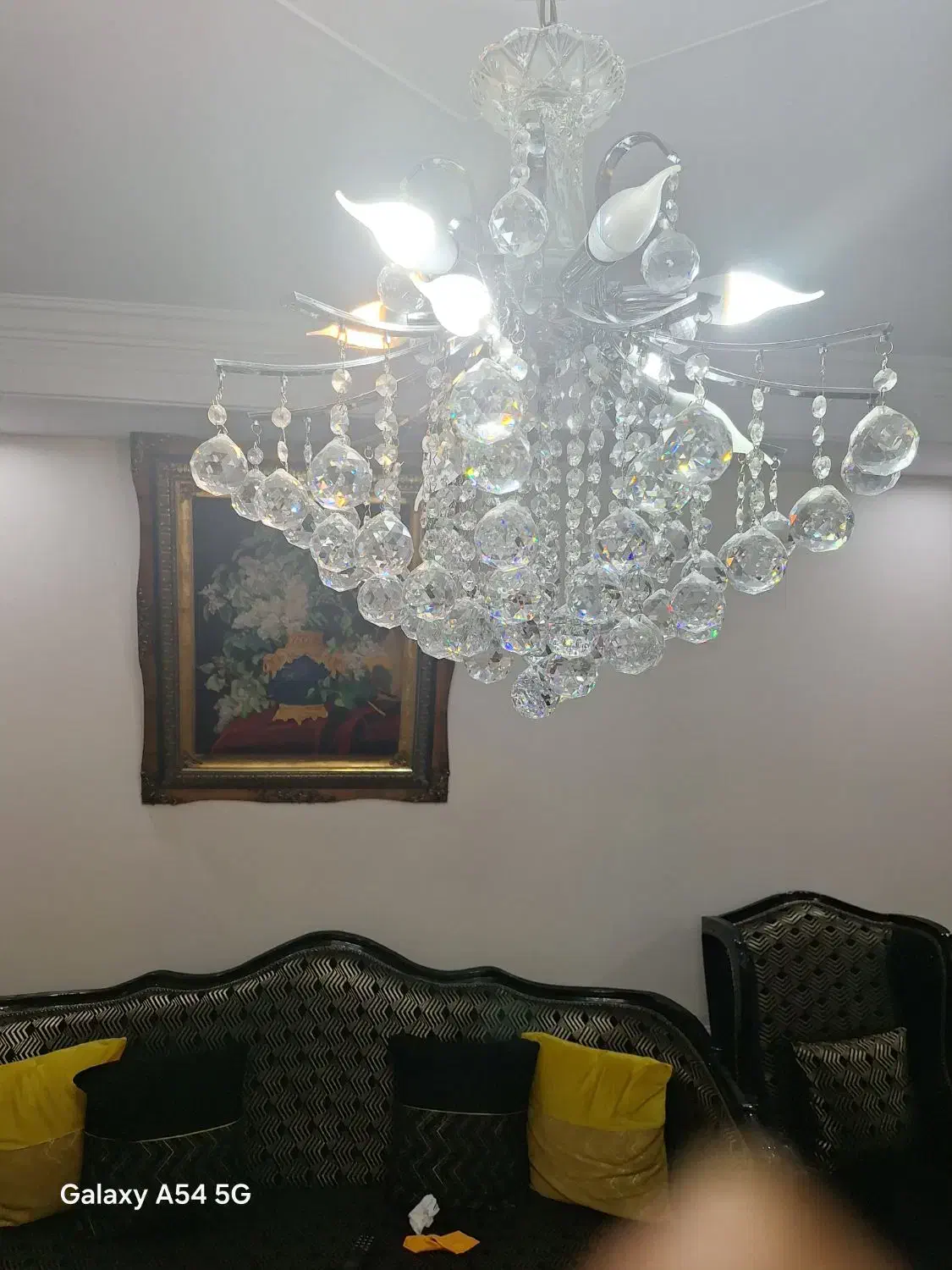 ۲ عدد لوستر کریستالی|لوستر و چراغ آویز|تهران, شیوا|دیوار